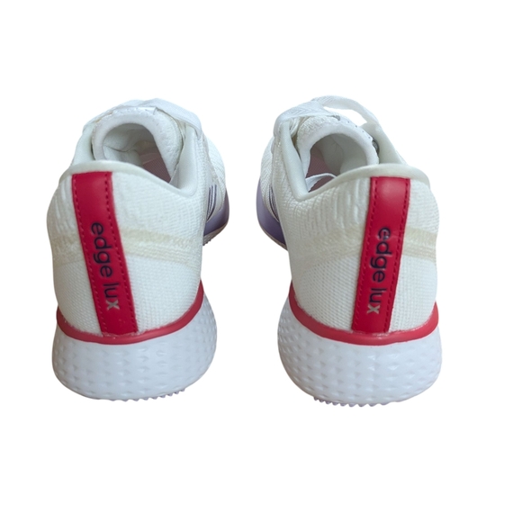 Adidas Edge Lux 4 White Ombre Running Shoes Sneakers Size 8 - Picture 3 of 11